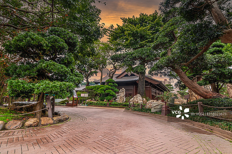 古典风格园林图片素材