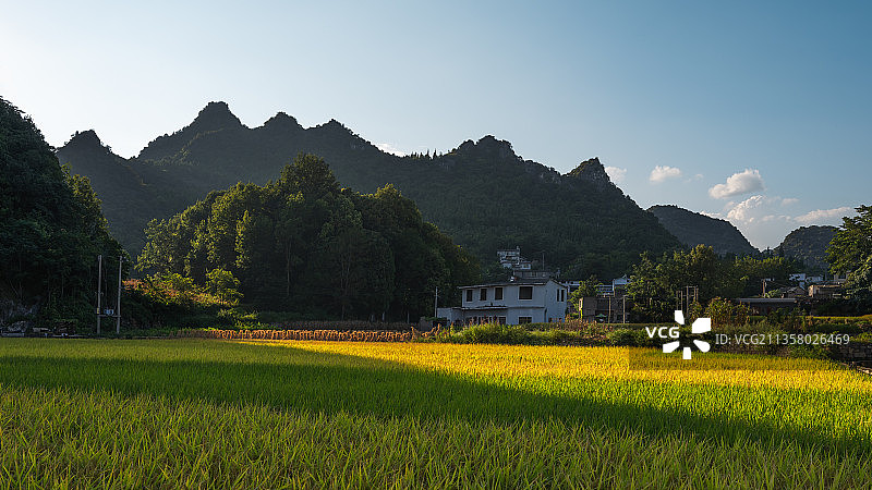 中国贵州黔西南兴义市万峰林风光图片素材