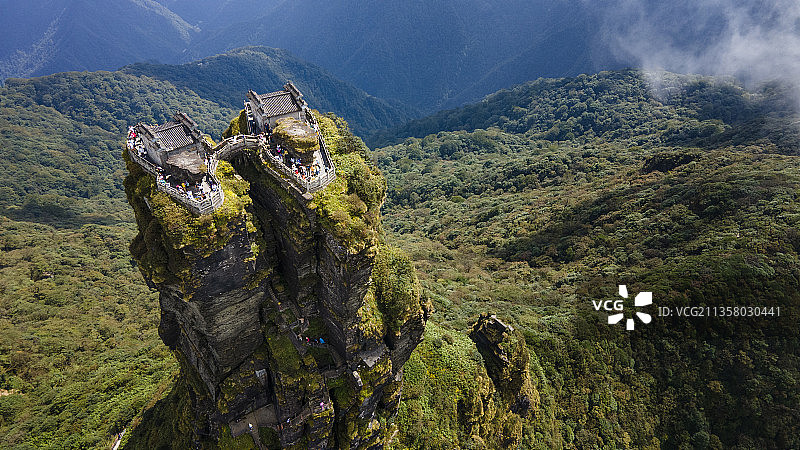 梵净山 航拍图片素材