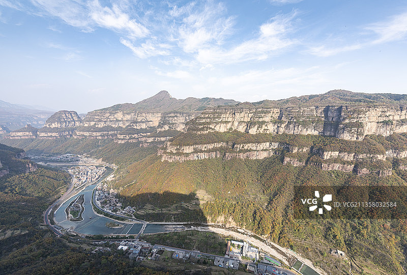 河南林州市石板岩太行大峡谷太行天路风景区图片素材
