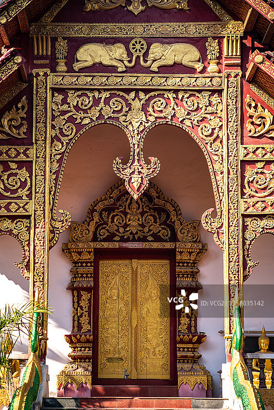 东亚风佛寺建筑图片素材