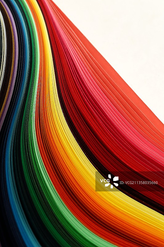 五颜六色的创意线条色彩斑斓图片素材