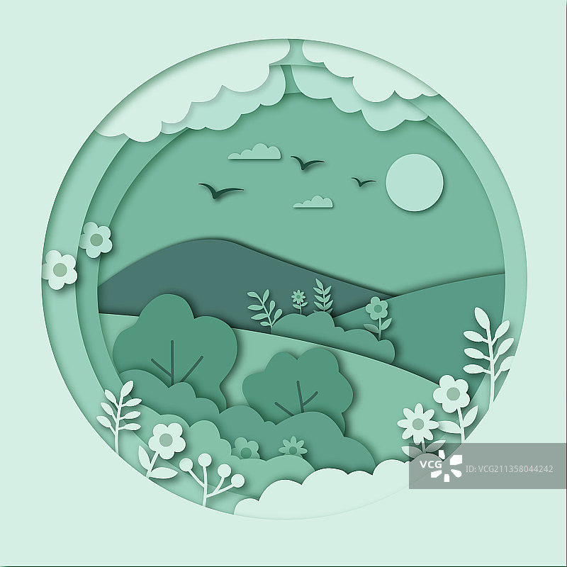 春天-绿色图片素材