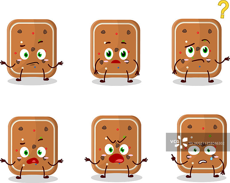 卡通姜饼人角色图片素材