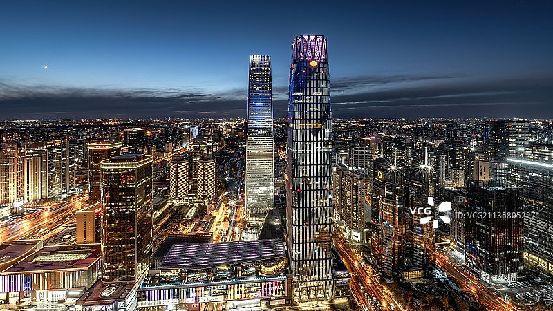 国贸双子星图片素材