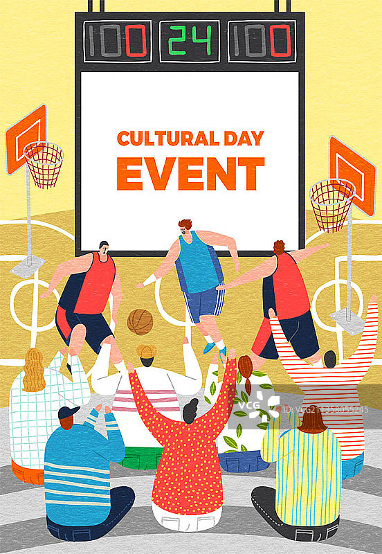 篮球运动员比赛，观众观看图片素材