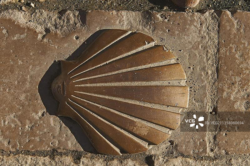 圣詹姆斯之路贝壳标志图片素材