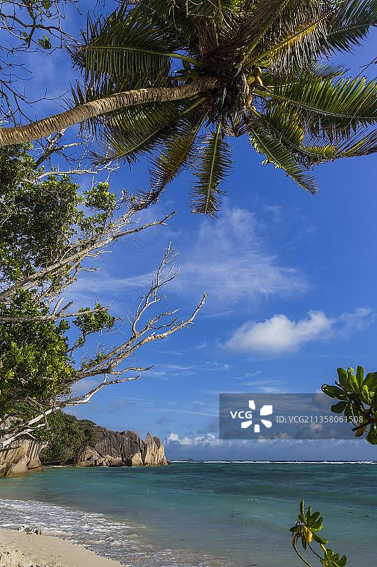 非洲塞舌尔拉迪格岛银泉滩图片素材