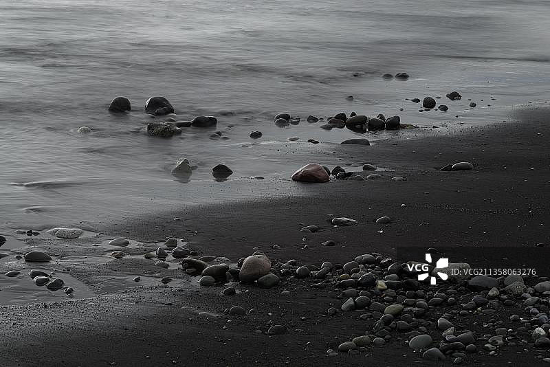 冰岛南部的杰古沙龙海滩，欧洲图片素材