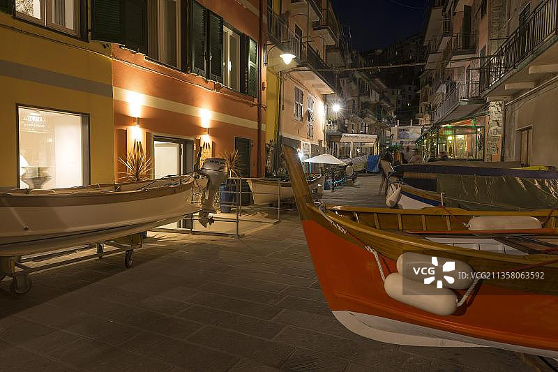 意大利五渔村拉斯佩齐亚省里奥马焦雷马纳罗拉图片素材