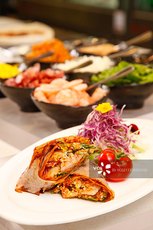 丰盛的晚餐图片素材