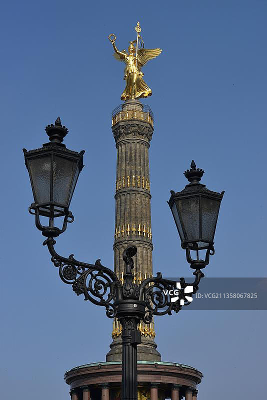 德国柏林胜利柱图片素材