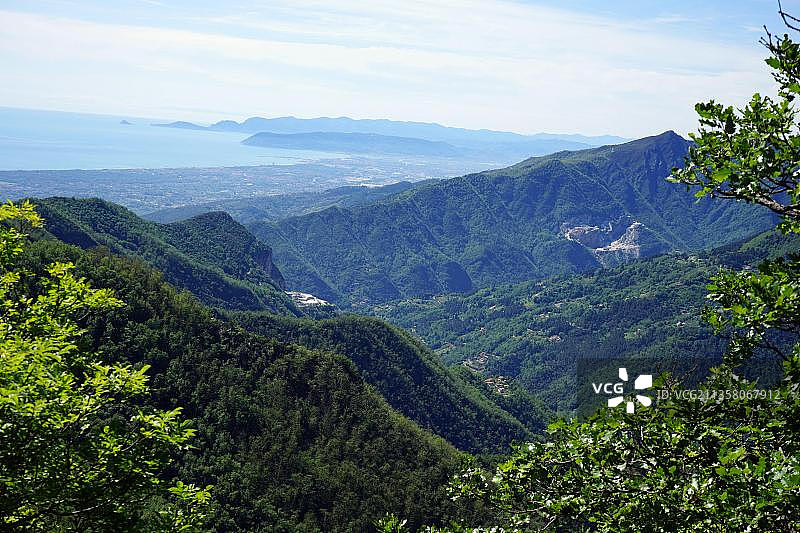 意大利圣安娜迪斯塔泽马的采石场风光图片素材