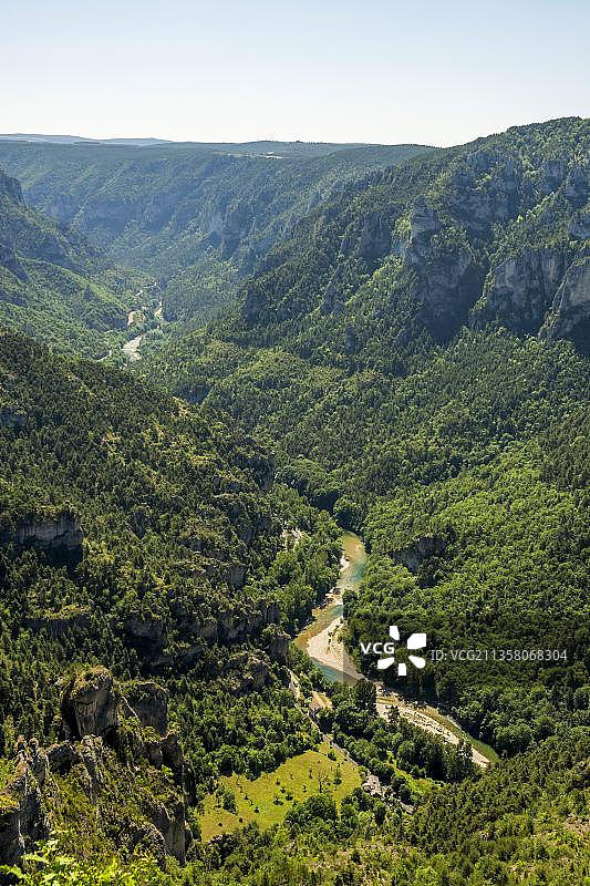 塔恩峡谷：壮丽的联合国教科文组织世界遗产图片素材