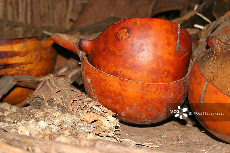 葫芦和海枣果实，苏丹，非洲图片素材