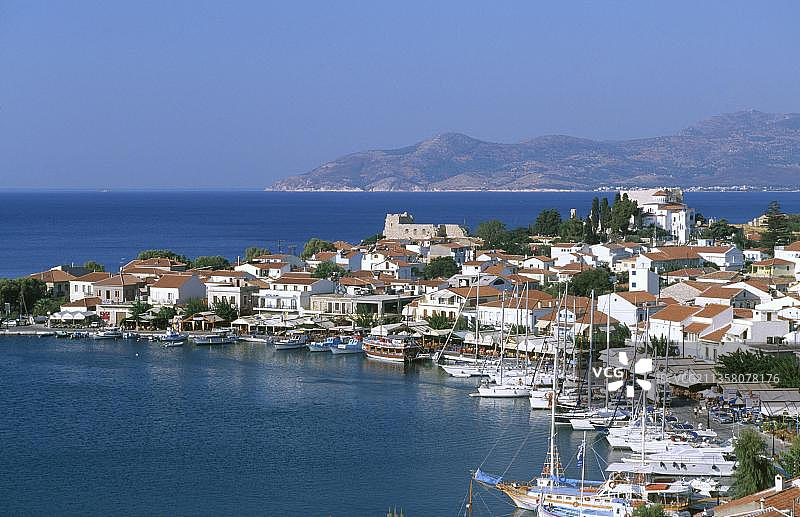 毕达哥利翁，萨摩斯岛，希腊，欧洲图片素材