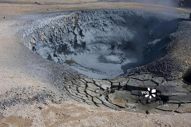 冰岛米湖地热区纳玛菲尔地貌图片素材