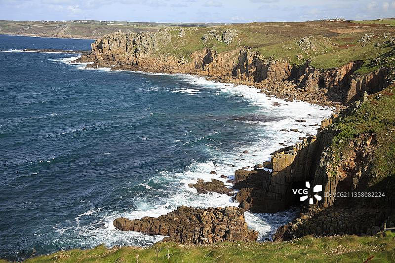 英国康沃尔兰兹角风光图片素材