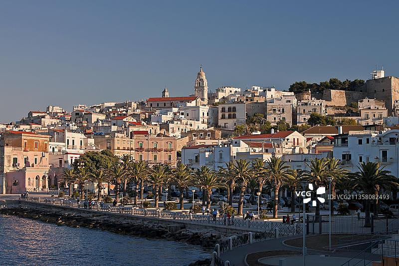 维耶斯泰，福贾省，加尔加诺半岛，普利亚，亚得里亚海，意大利，欧洲图片素材