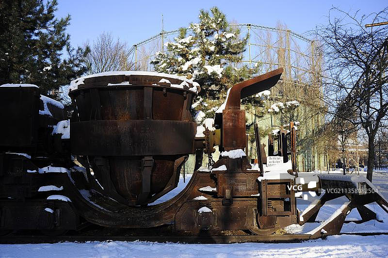 杜伊斯堡-诺德景观公园，前梅德里希钢铁厂，德国杜伊斯堡图片素材