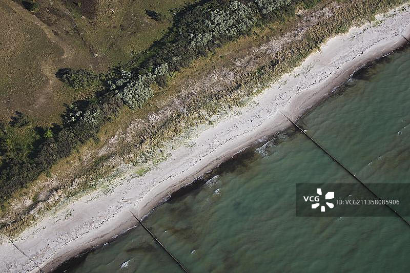 德国梅克伦堡-前波美拉尼亚州希登塞岛西海岸风光图片素材