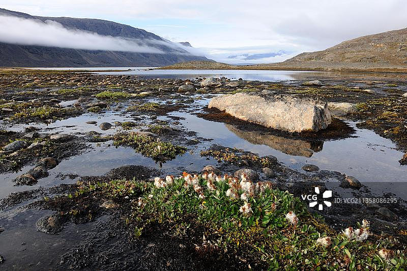 加拿大努纳武特地区奥伊特克国家公园坎索海峡图片素材