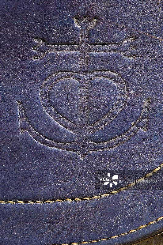 卡玛格十字架、马鞍、卡玛格马，埃格-莫尔特，加尔省，朗格多克-鲁西永，法国南部，小卡玛格，卡玛格十字架图片素材