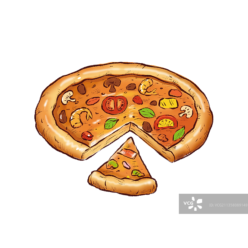 披萨图片素材