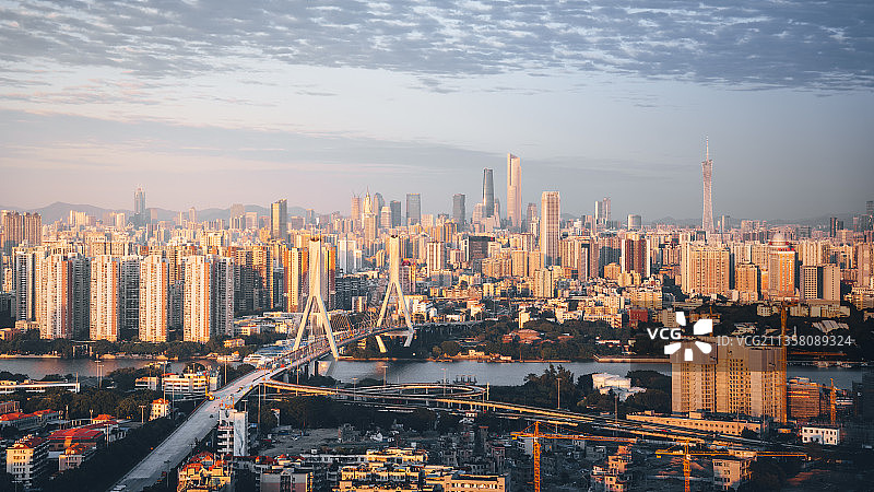 日落鹤洞大桥图片素材