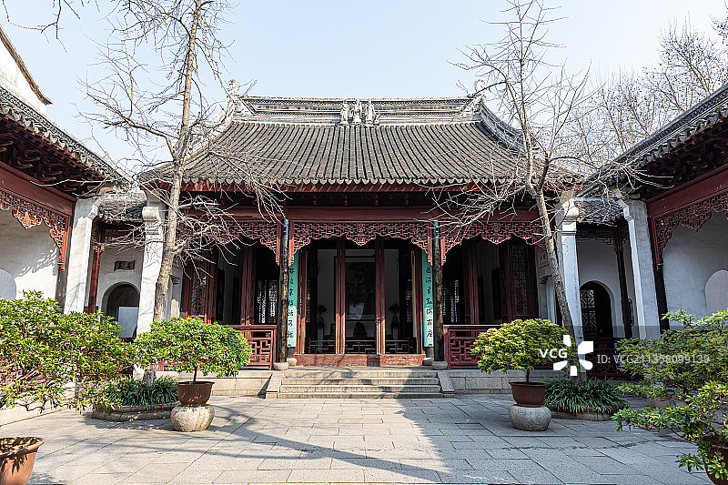 江苏苏州园林狮子林图片素材