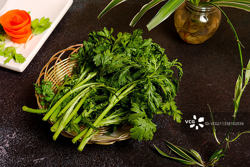 茼蒿菜图片素材