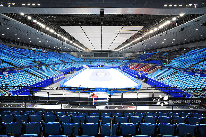2021年11月17日，北京，首都体育馆，2022冰上图片素材