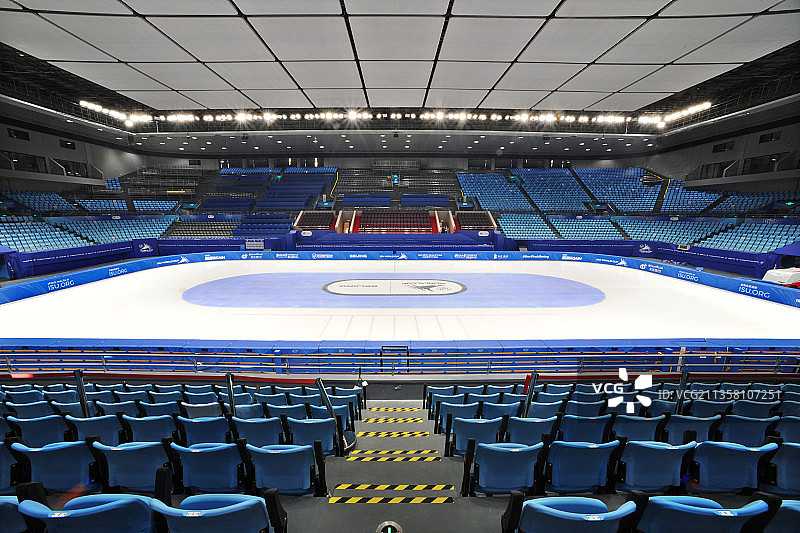 2021年11月17日，北京，首都体育馆，2022冰上图片素材