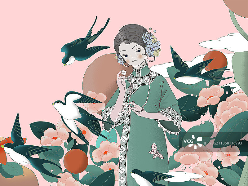 春姑娘图片素材