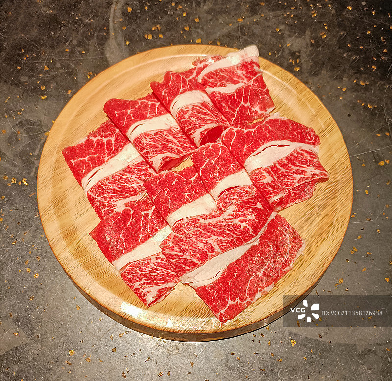 火锅美食肥牛卷图片素材
