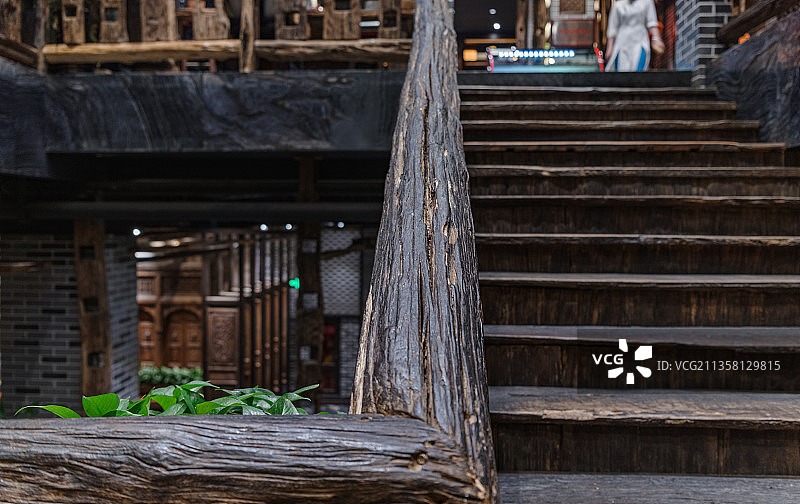 中国传统中式室内装修风格图片素材