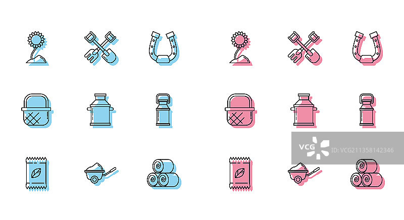 植物种子包装图案图片素材