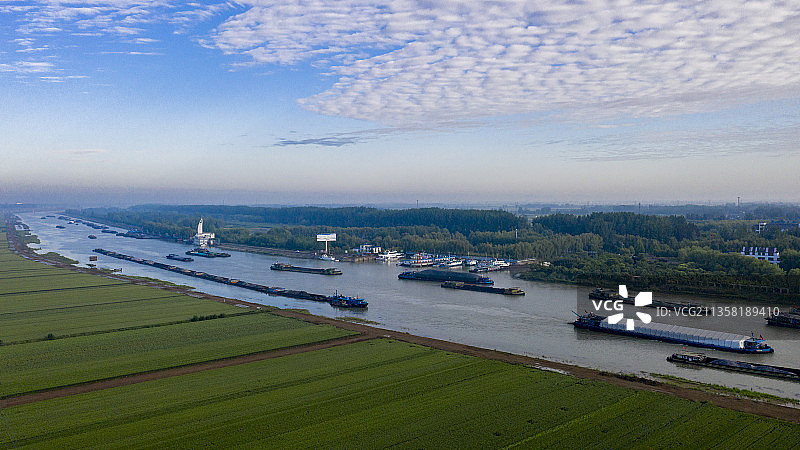 黄金水道大运河图片素材
