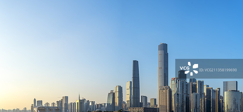 广东省大湾区广州城市建筑风光图片素材