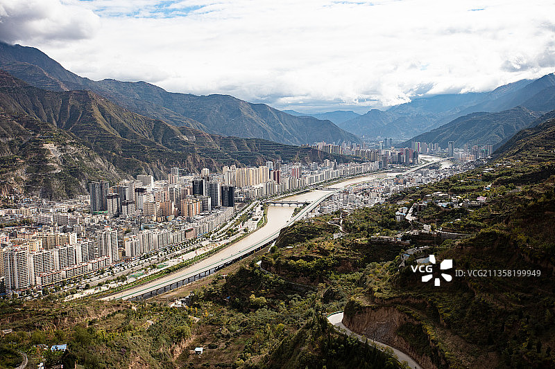 陇南白龙江图片素材