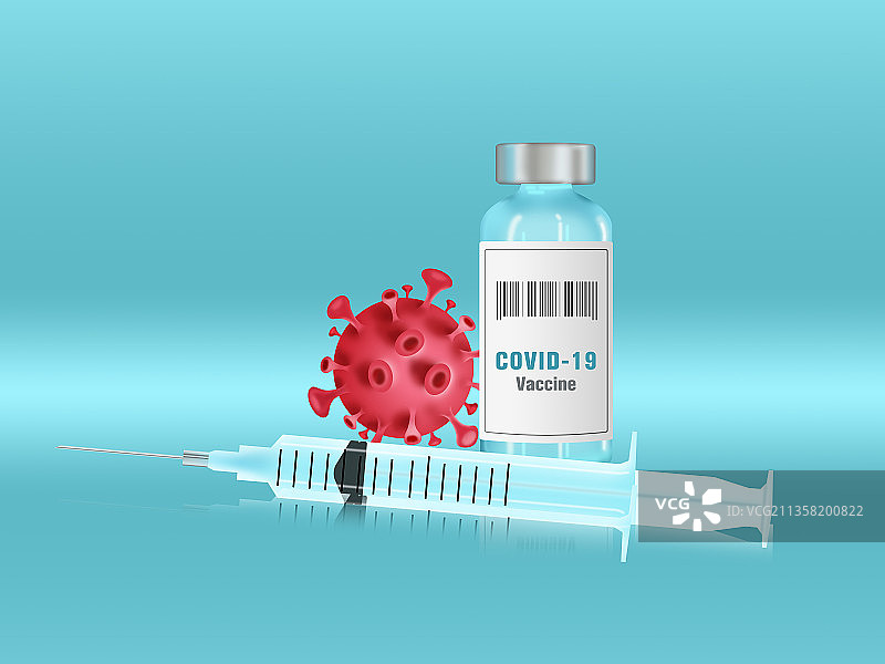 注射疫苗消灭病毒图片素材
