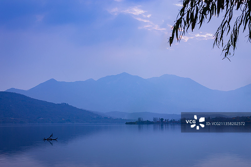 泰安黄前水库图片素材