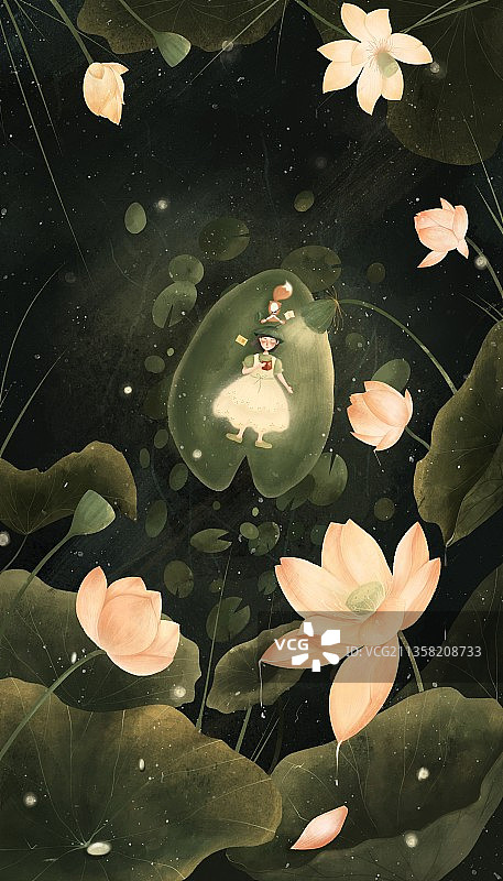 儿童插画 -正当夏日图片素材