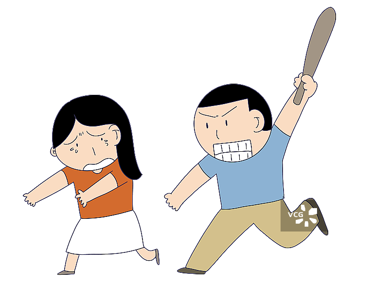 元素：家庭暴力图片素材