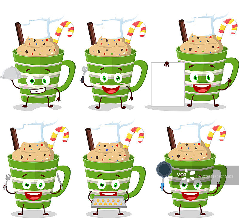 巧克力法布奇诺卡通人物图片素材