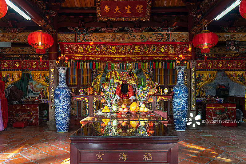 福建省厦门市闽南风格的祠堂图片素材