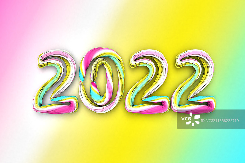 2022，新年，元旦，数字图片素材