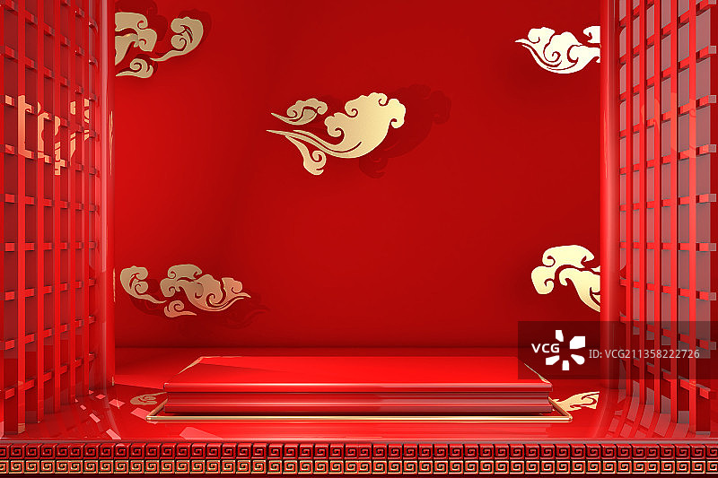 春节，国潮，设计，新年，中国风图片素材