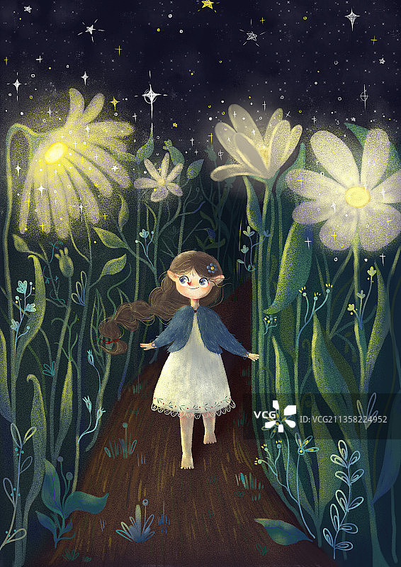 儿童原创插画绘本图片素材