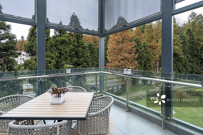 恩施坪坝营森林餐厅图片素材